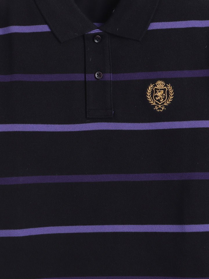 Boys Striped Polo T-Shirt – Cotton Blend Kids Wear