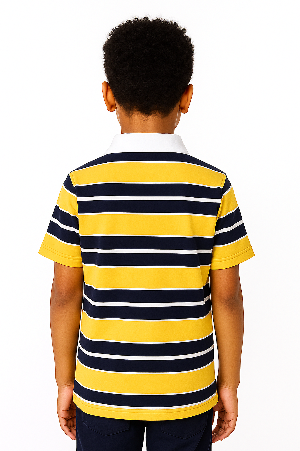 Pique Striper Kids’ Polo T-Shirt.