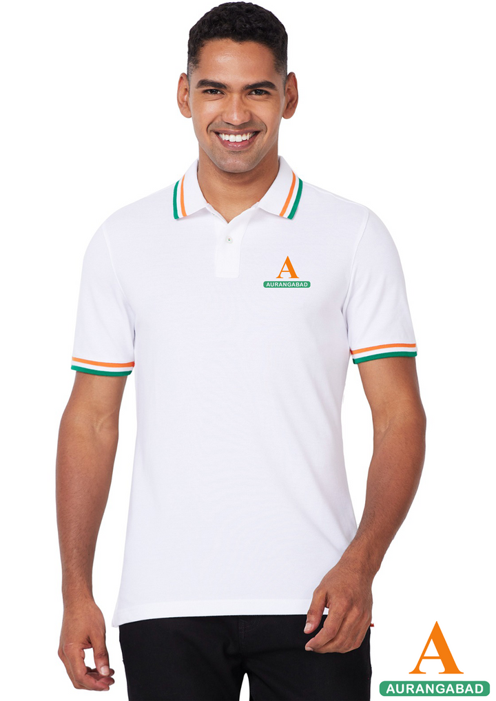 Men's Country Polo with Tricolor