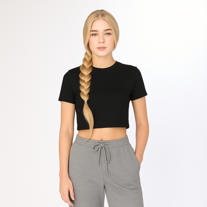 Women's DRI-EASE Cotton Blend Crop Top