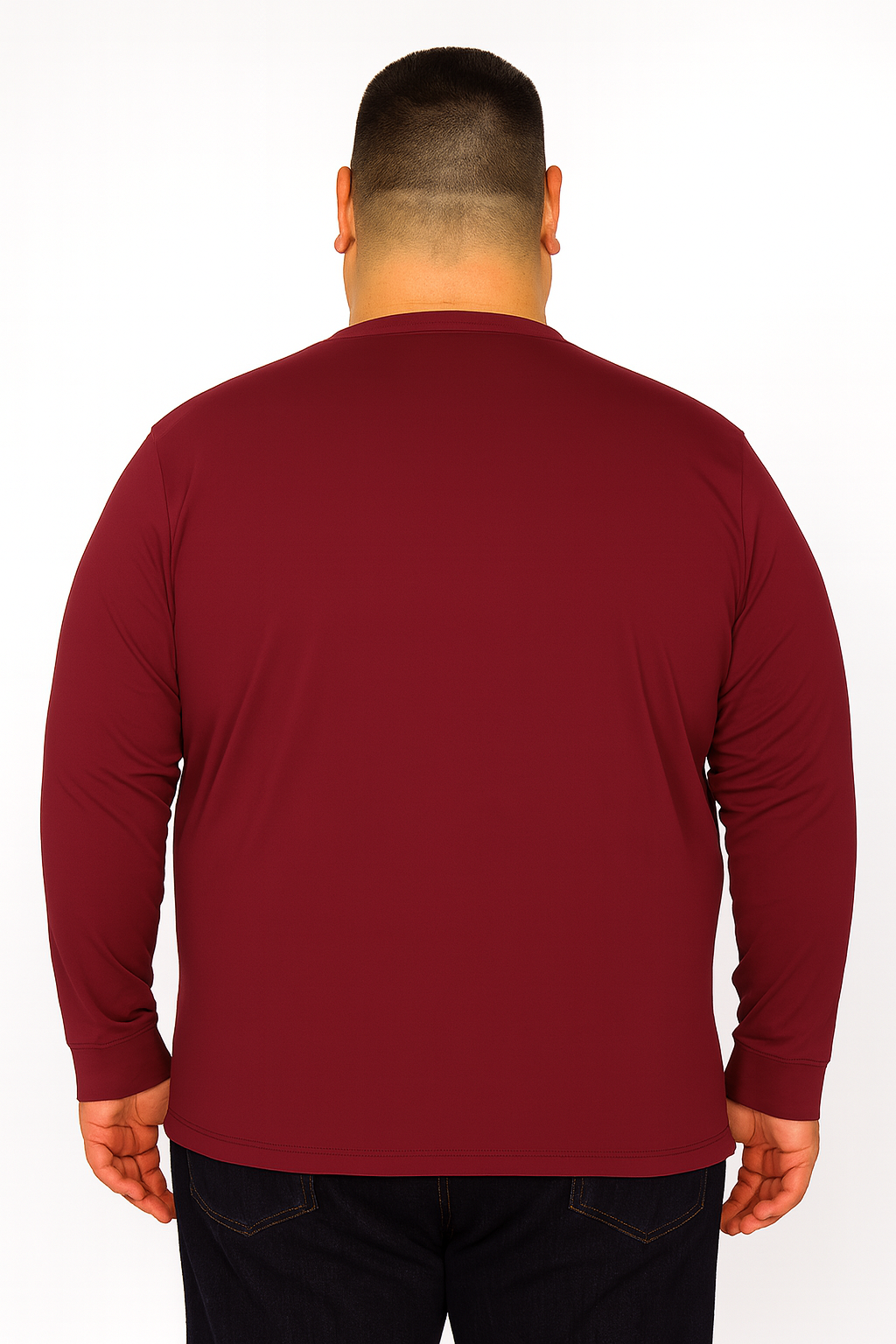Men’s Full Sleeve Henley T-Shirt – Big & Tall