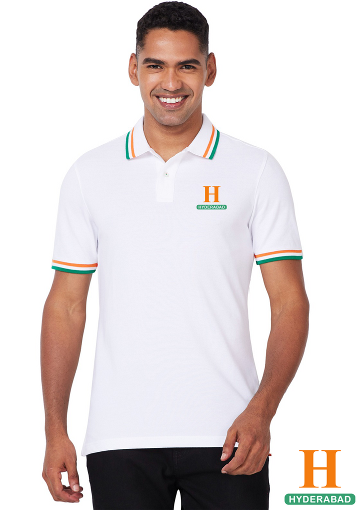 Men's Country Polo with Tricolor