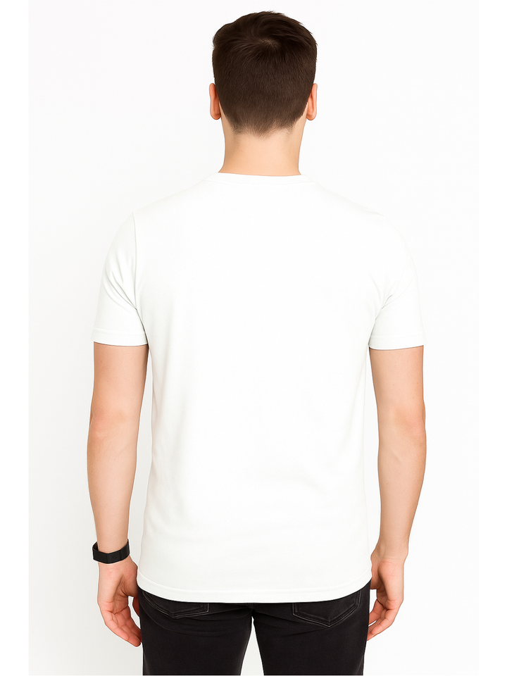 Men’s Printed Round Neck T-Shirt – “Everything Is Possible” Motivational