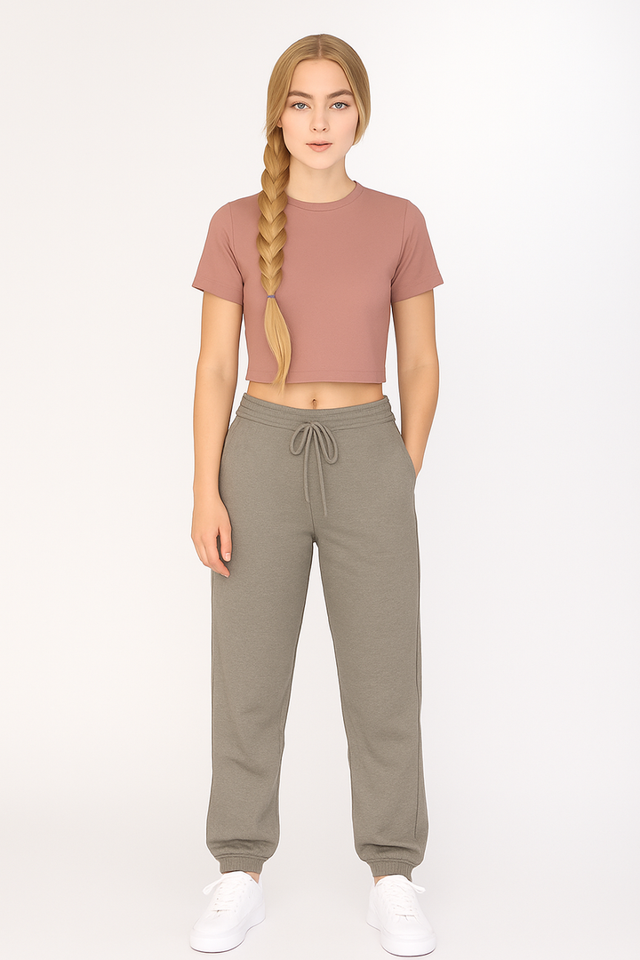 Women's DRI-EASE Cotton Blend Crop Top