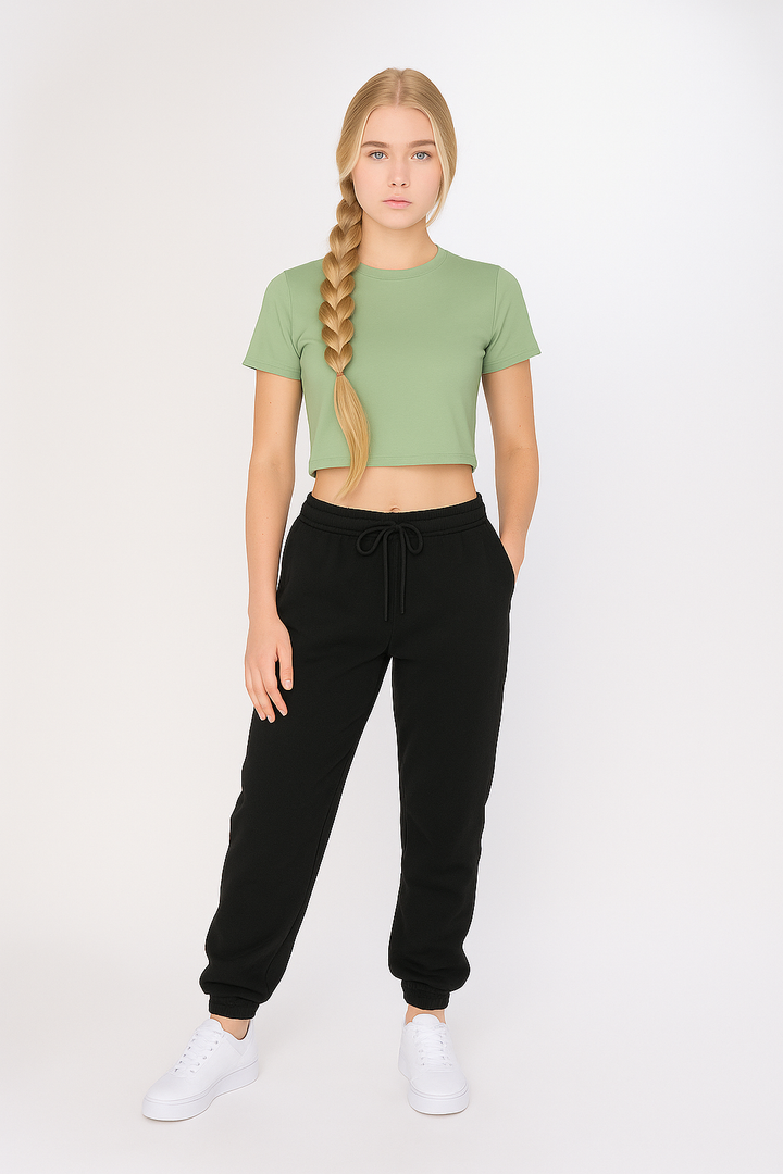 Women's DRI-EASE Cotton Blend Crop Top
