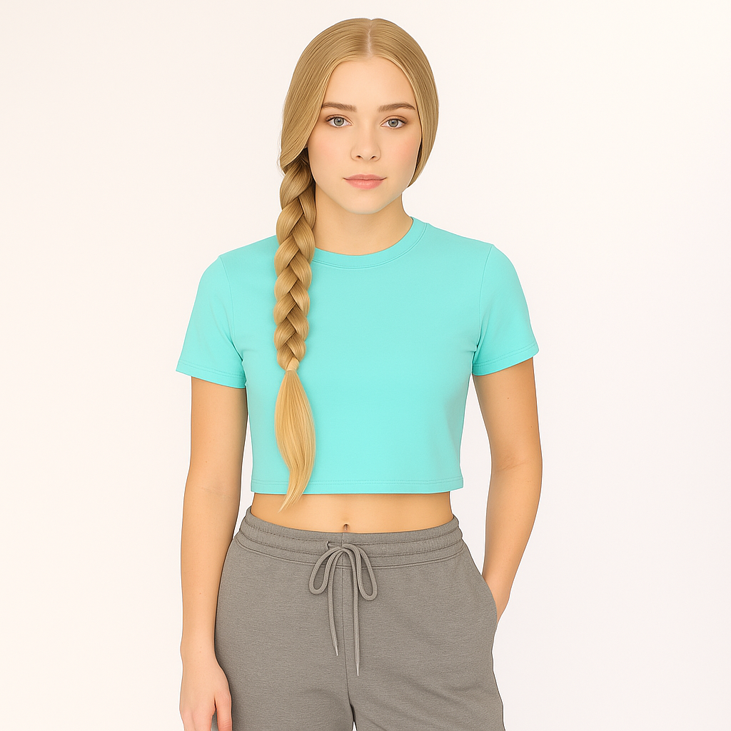 Women's DRI-EASE Cotton Blend Crop Top