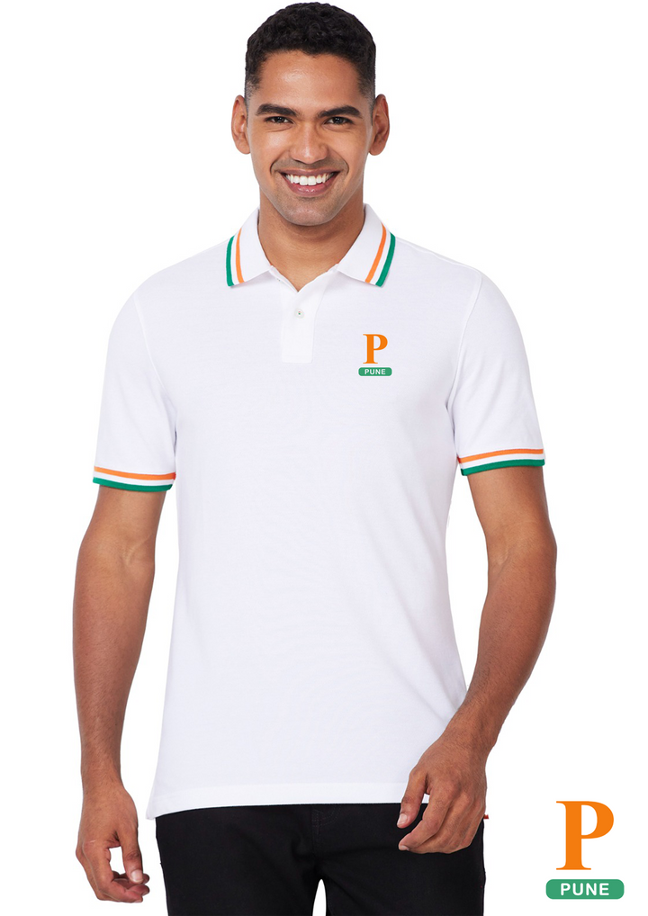 Men's Country Polo with Tricolor