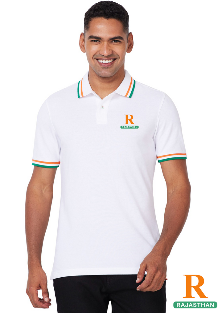 Men's Country Polo with Tricolor
