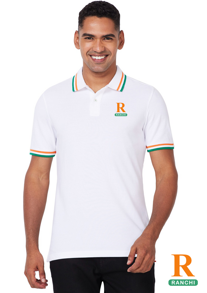 Men's Country Polo with Tricolor