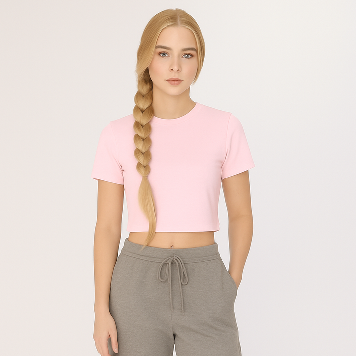 Women's DRI-EASE Cotton Blend Crop Top