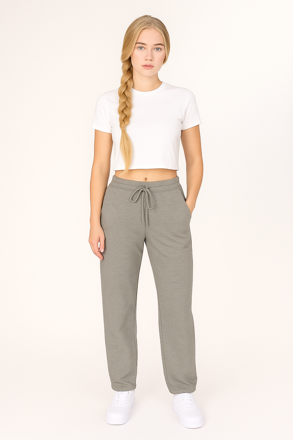 Women's DRI-EASE Cotton Blend Crop Top